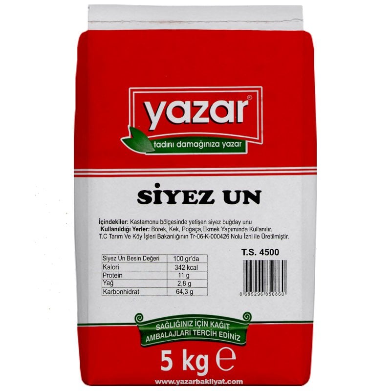 Yazar Siyez Unu 5 Kg